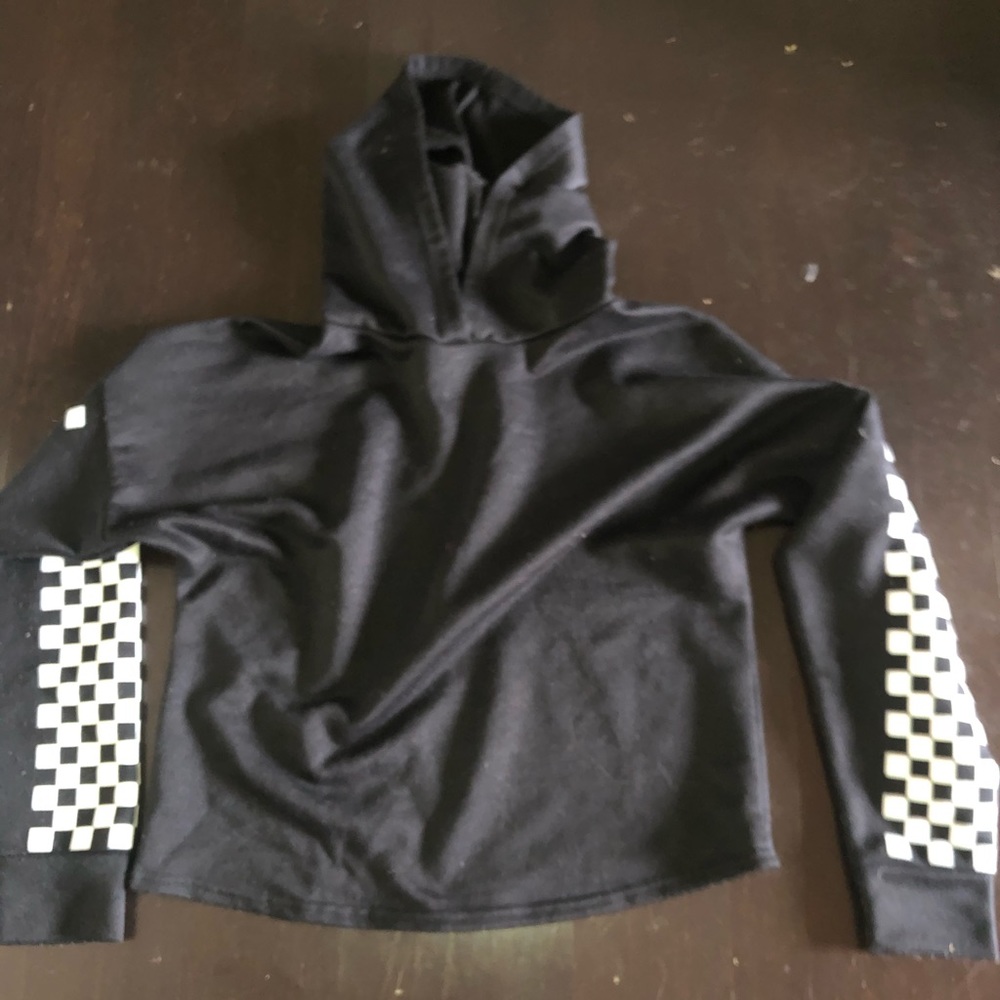 Boohoo checkered hoodie